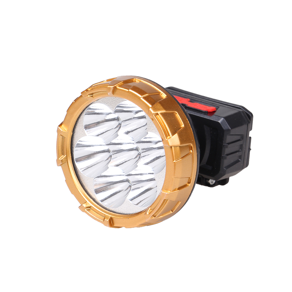 Dobíjecí LED čelovka HX208-7 zlatá - náhled 1