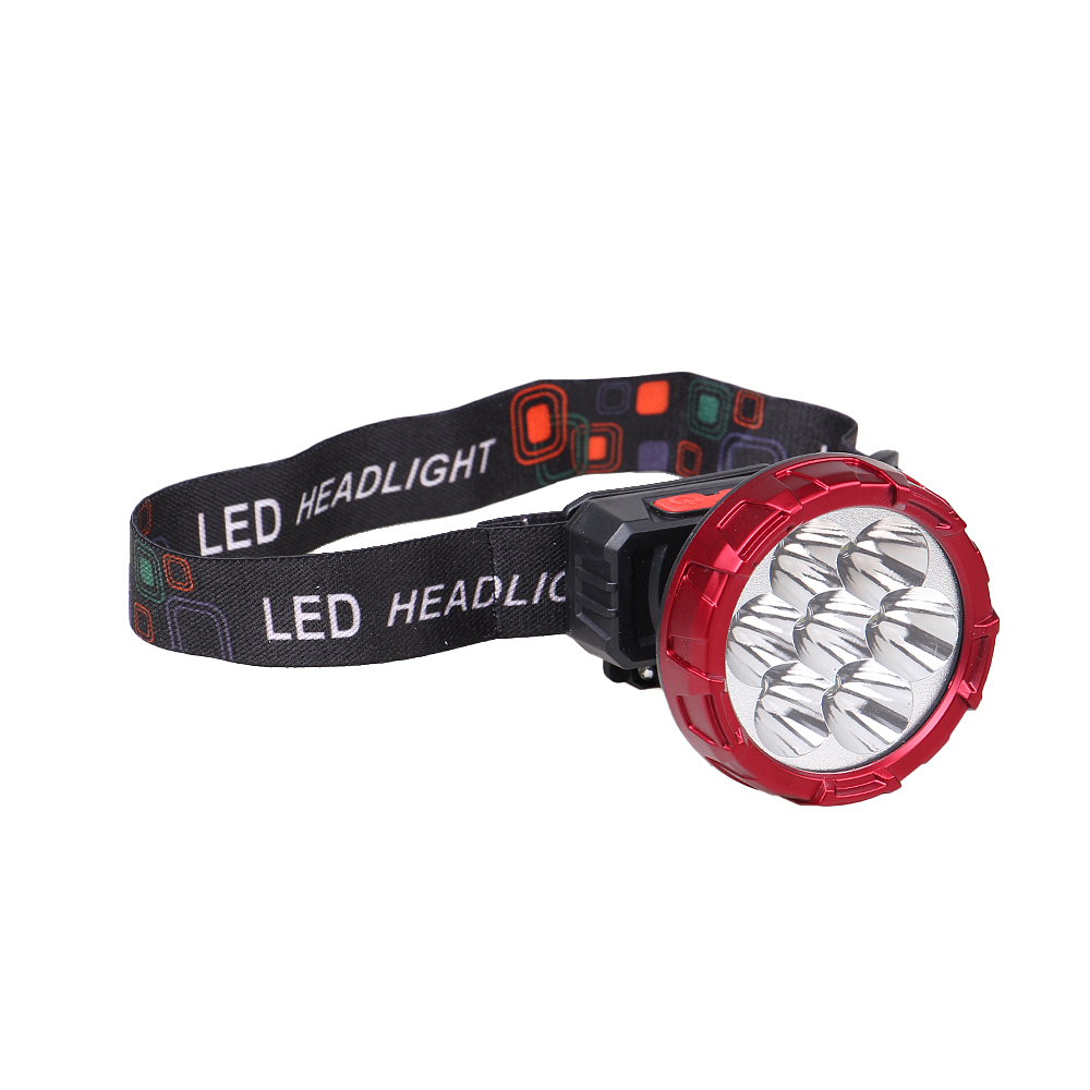 Dobíjecí LED čelovka HX208-9 červená - náhled 5