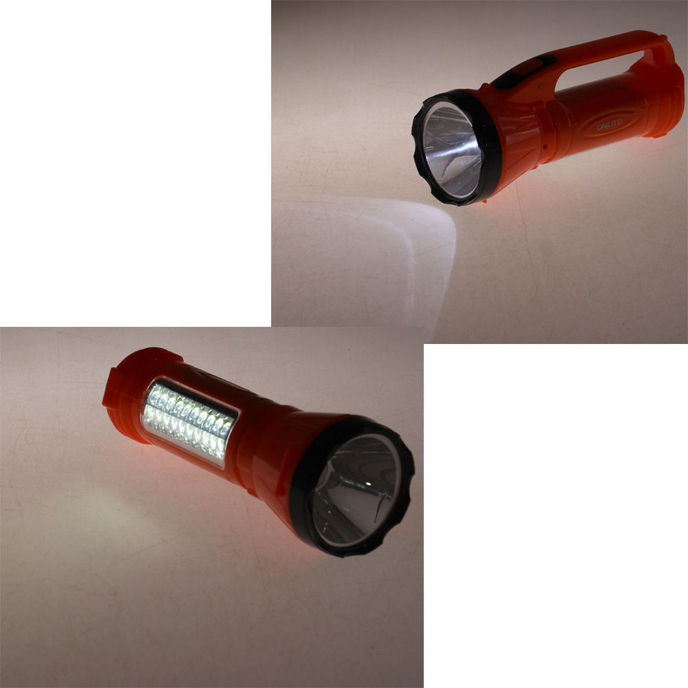 Dobíjecí LED svítilna L6363 oranžová - náhled 5