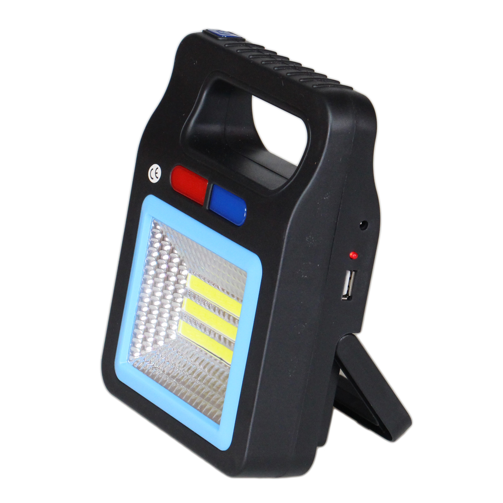 Dobíjecí solární svítilna YX-605 modrá - náhled 6