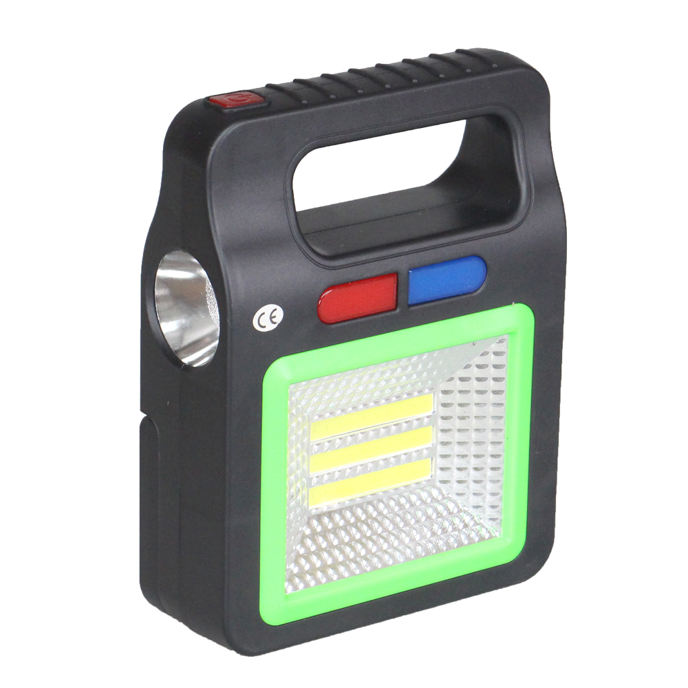 Dobíjecí solární svítilna YX-605 zelená - náhled 1