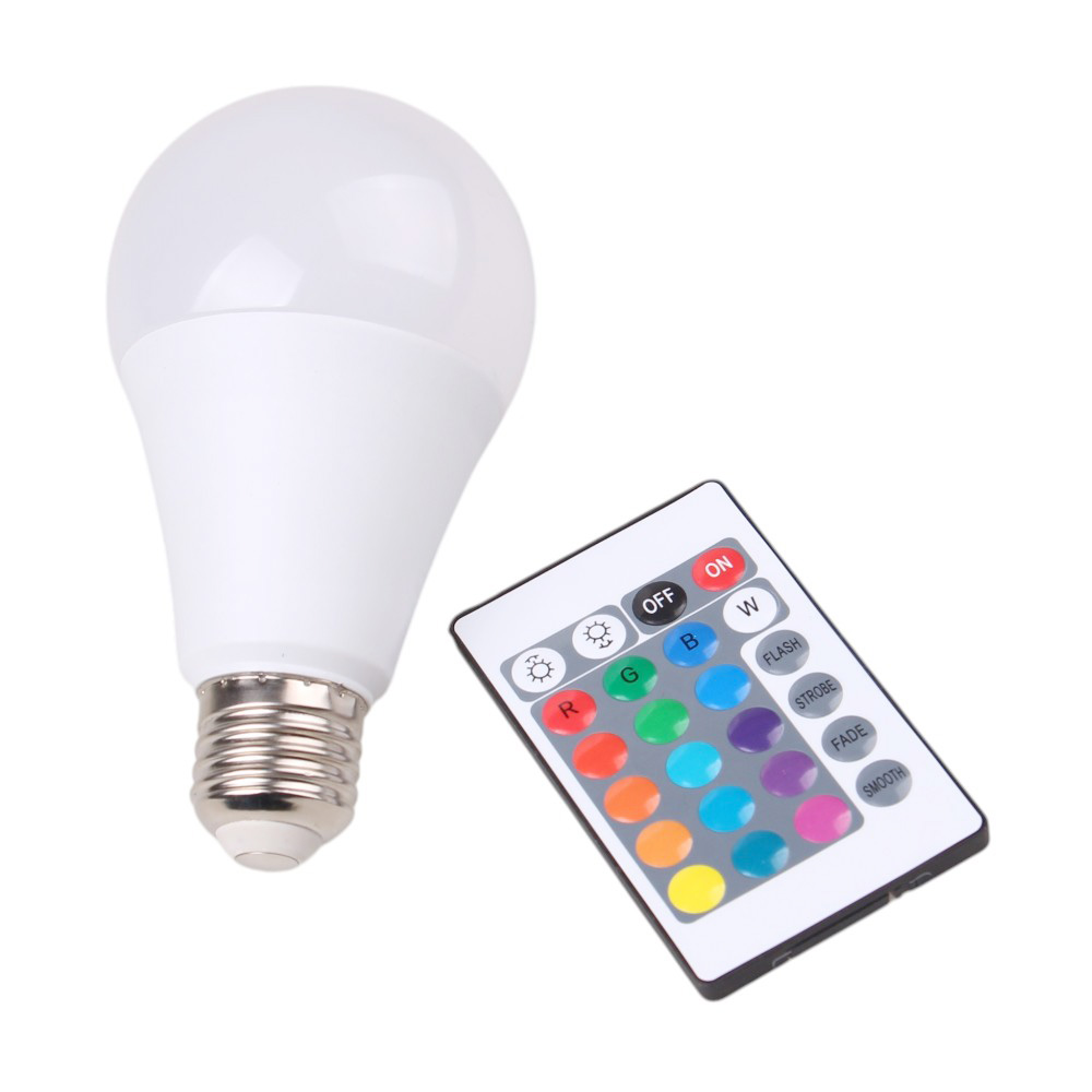 LED žárovka 2v1 White + RGB  - náhled 1