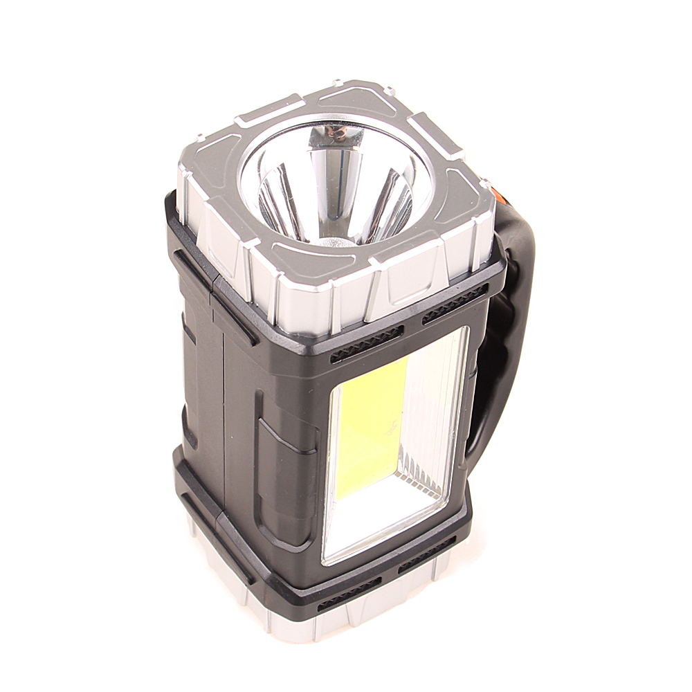 Multifunkční LED svítilna GL-2289 stříbrná - náhled 3