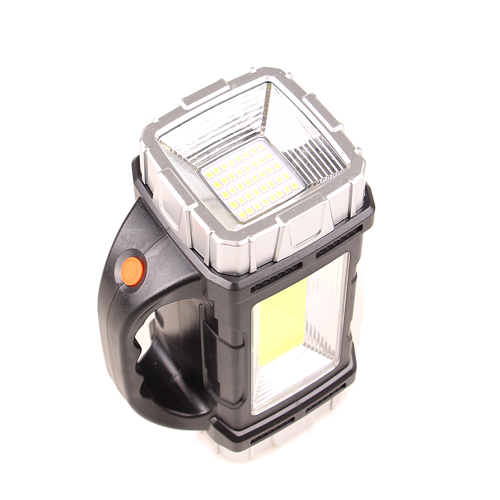 Multifunkční LED svítilna GL-2289 stříbrná - náhled 4