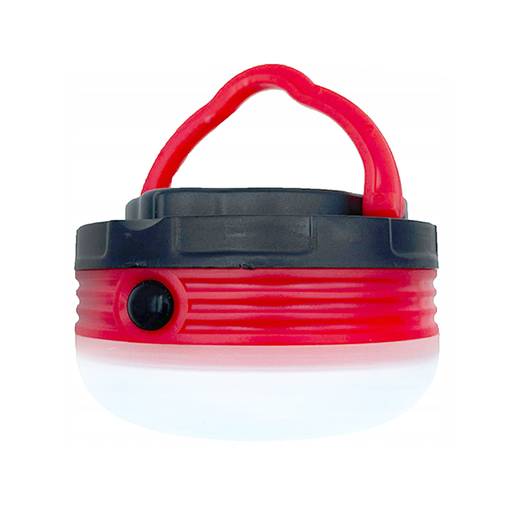 Multifunkční kempingová svítilna červená - náhled 2
