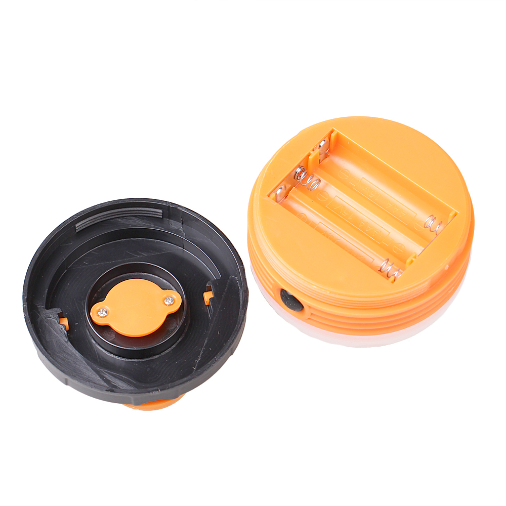 Multifunkční kempingová svítilna oranžová - náhled 3