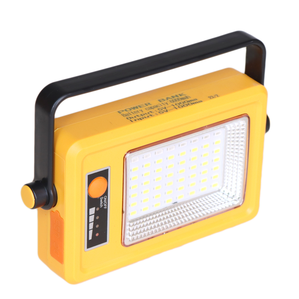 Solární LED reflektor s powerbankou - náhled 1