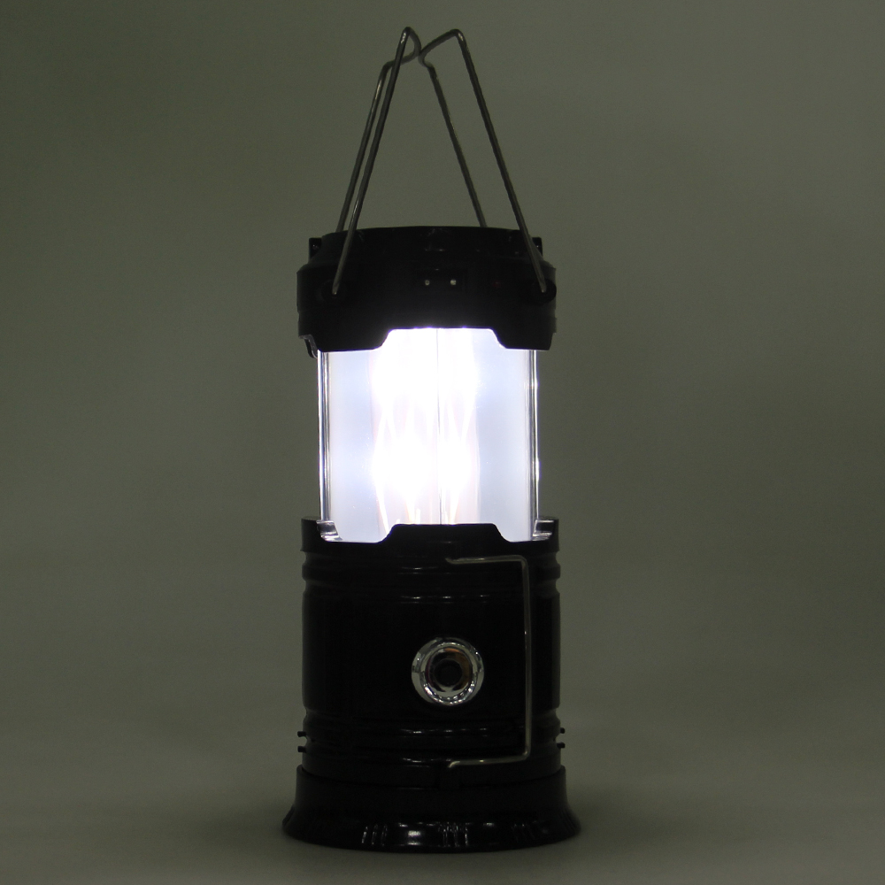 Solární kempingová lucerna MH-5800H černá - náhled 5