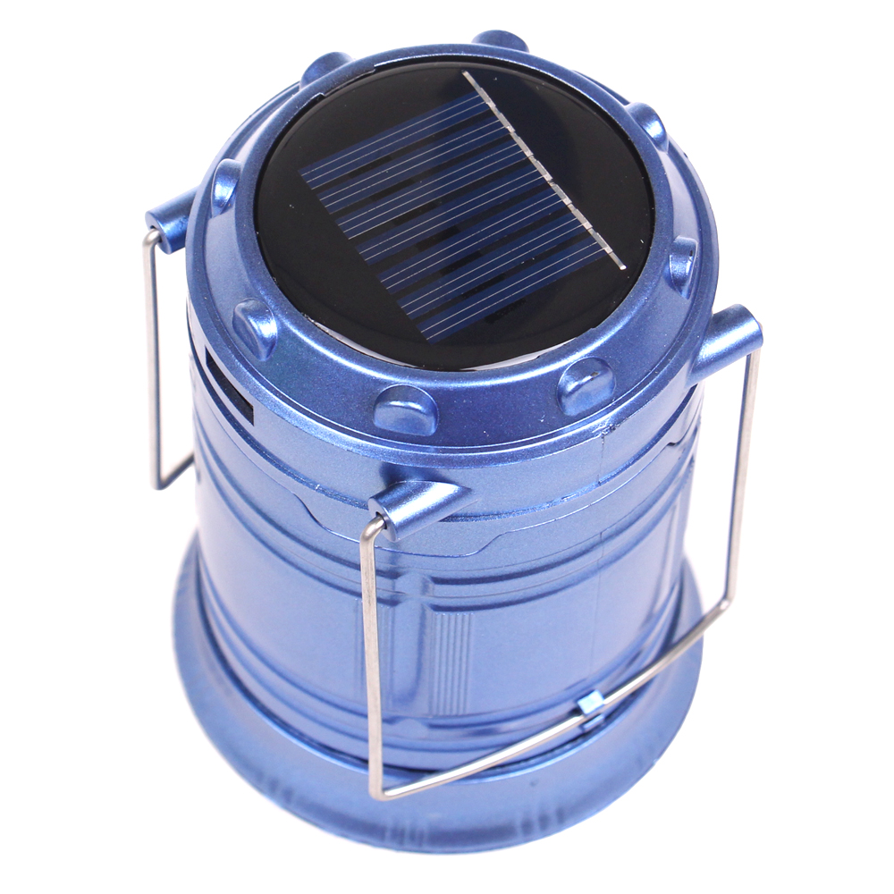 Solární kempingová lucerna SH-5800T modrá - náhled 2
