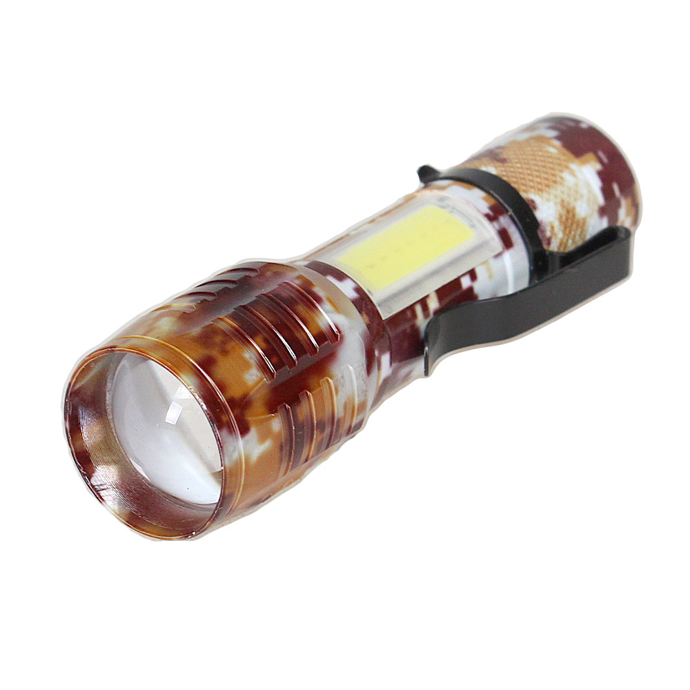 USB svítilna se zoomem maskáčová - náhled 4