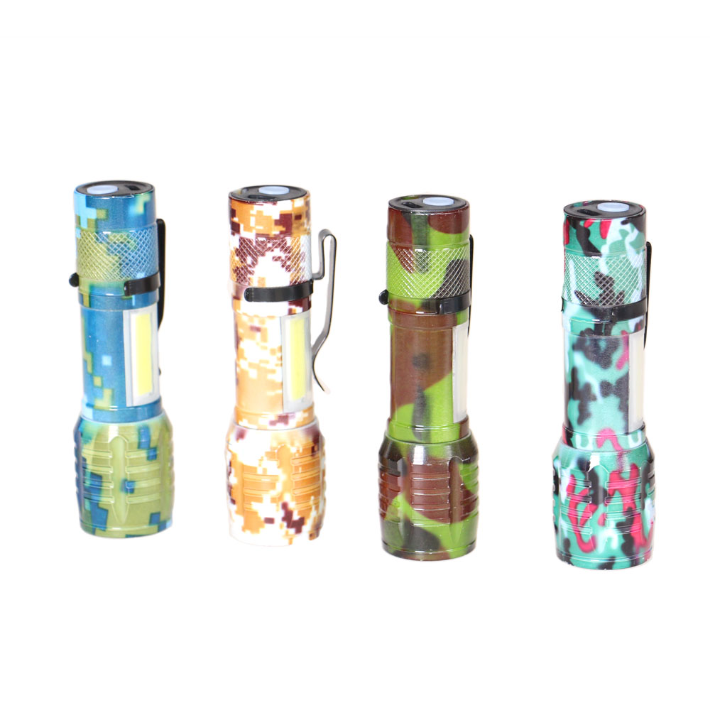 USB svítilna se zoomem maskáčová - náhled 8