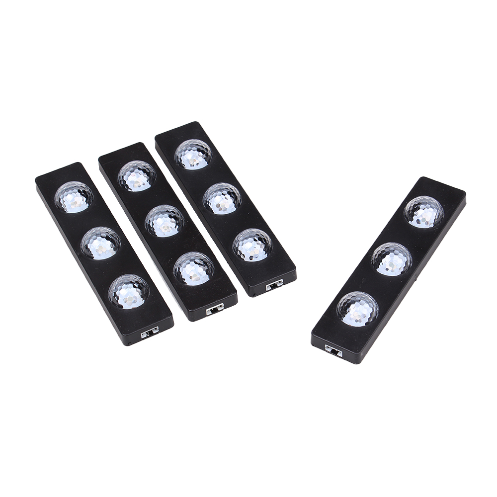 LED osvětlení interiéru auta s dálkovým ovládáním - náhled 2