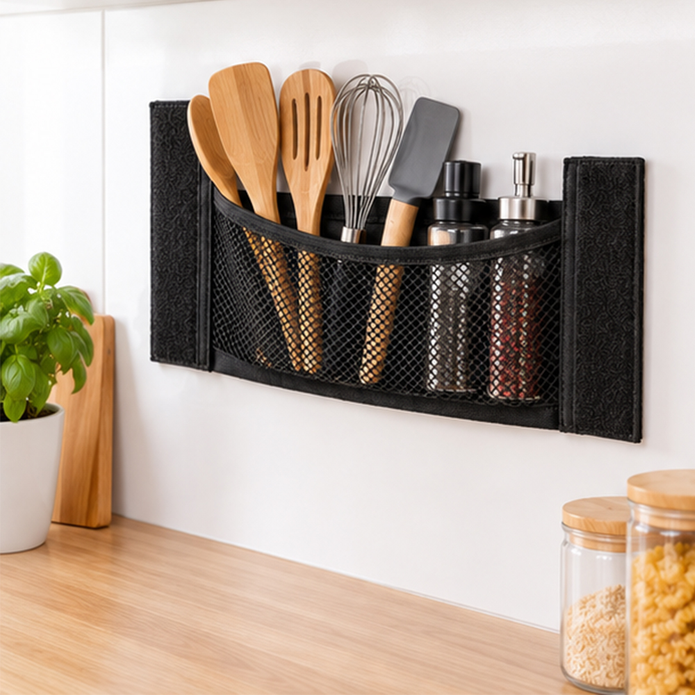 Síťovaný organizér se suchým zipem 25 × 45 cm - náhled 6