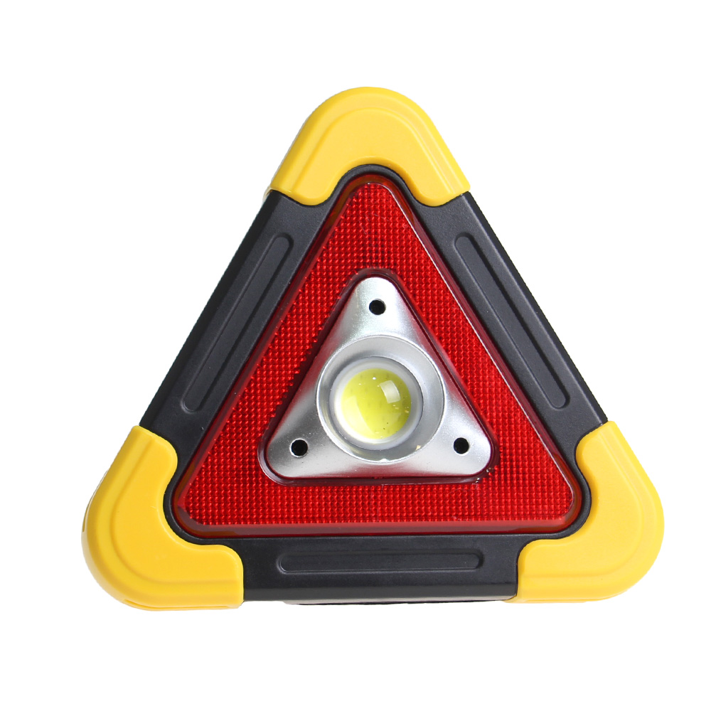 Výstražný solární LED trojúhelník HB-6608 - náhled 1