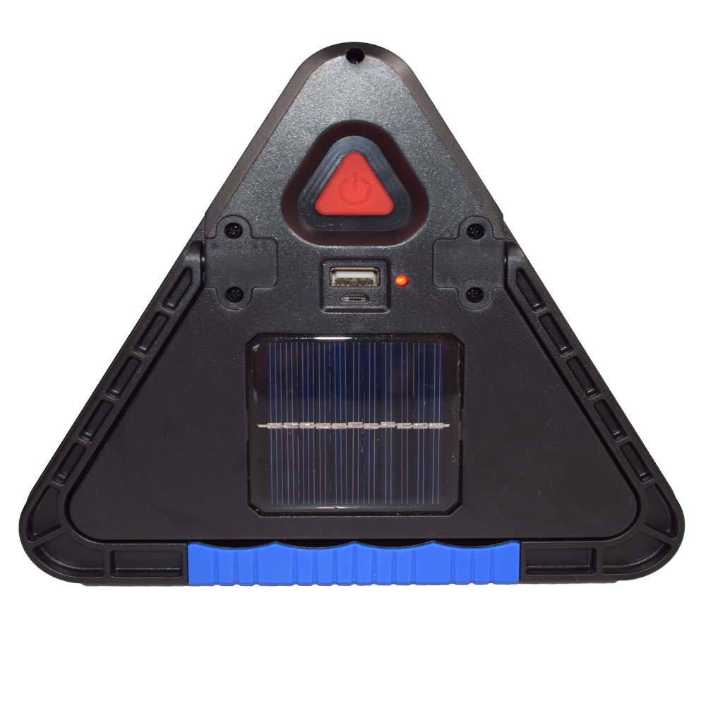 Multifunkční výstražný solární LED trojúhelník - náhled 2