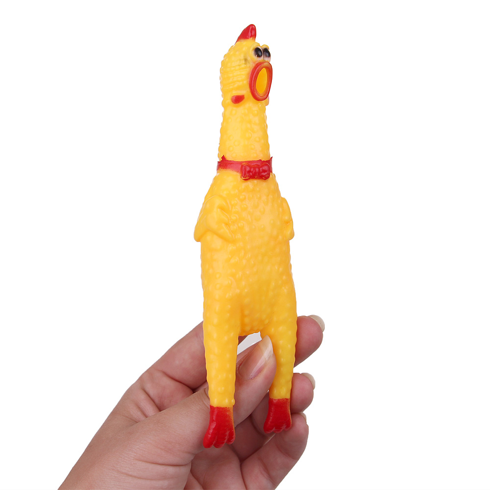 Pískací hračka pro psy – žlutá kachna - náhled 3