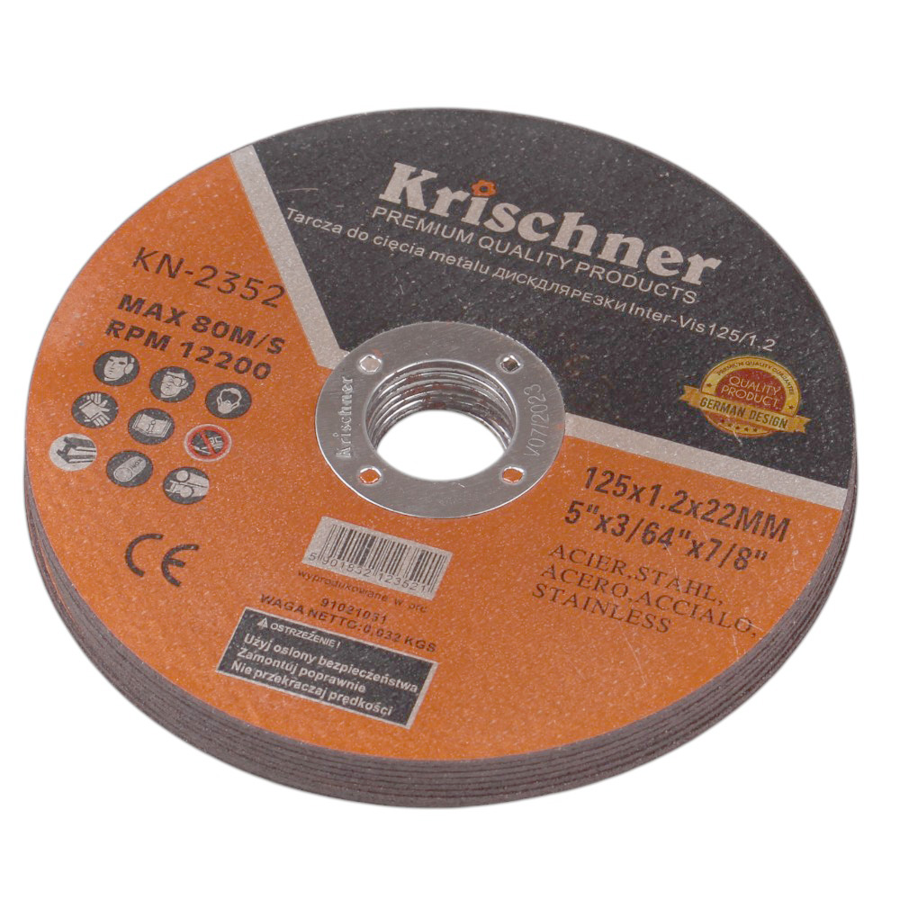 Řezný kotouč na ocel 125 x 1,2 x 22,2 mm - náhled 1
