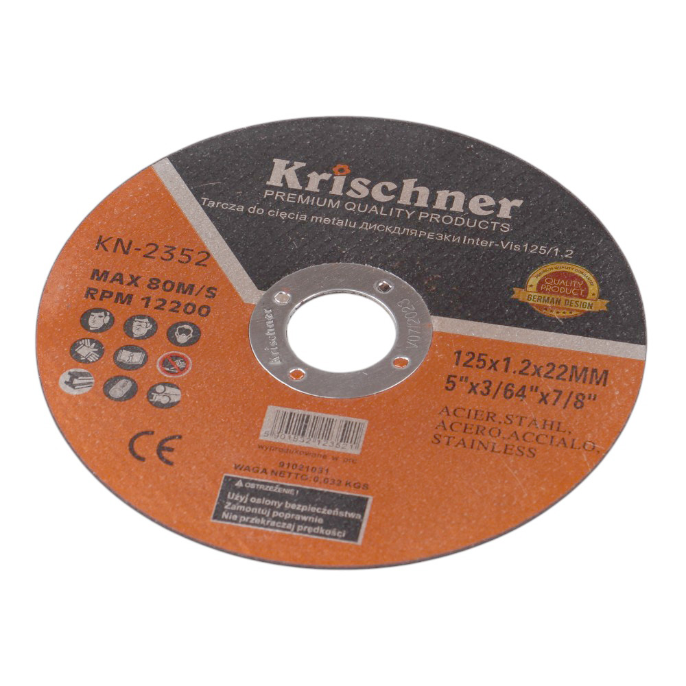 Řezný kotouč na ocel 125 x 1,2 x 22,2 mm - náhled 2