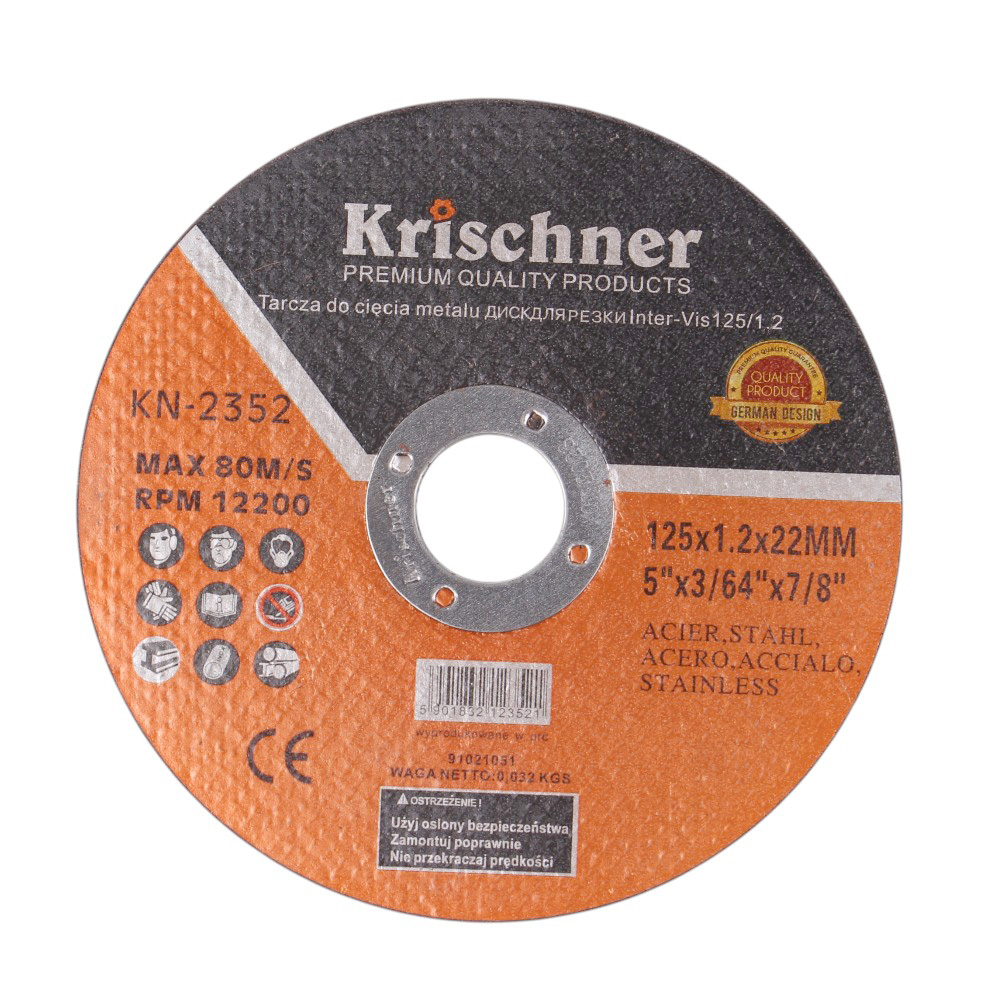 Řezný kotouč na ocel 125 x 1,2 x 22,2 mm - náhled 3