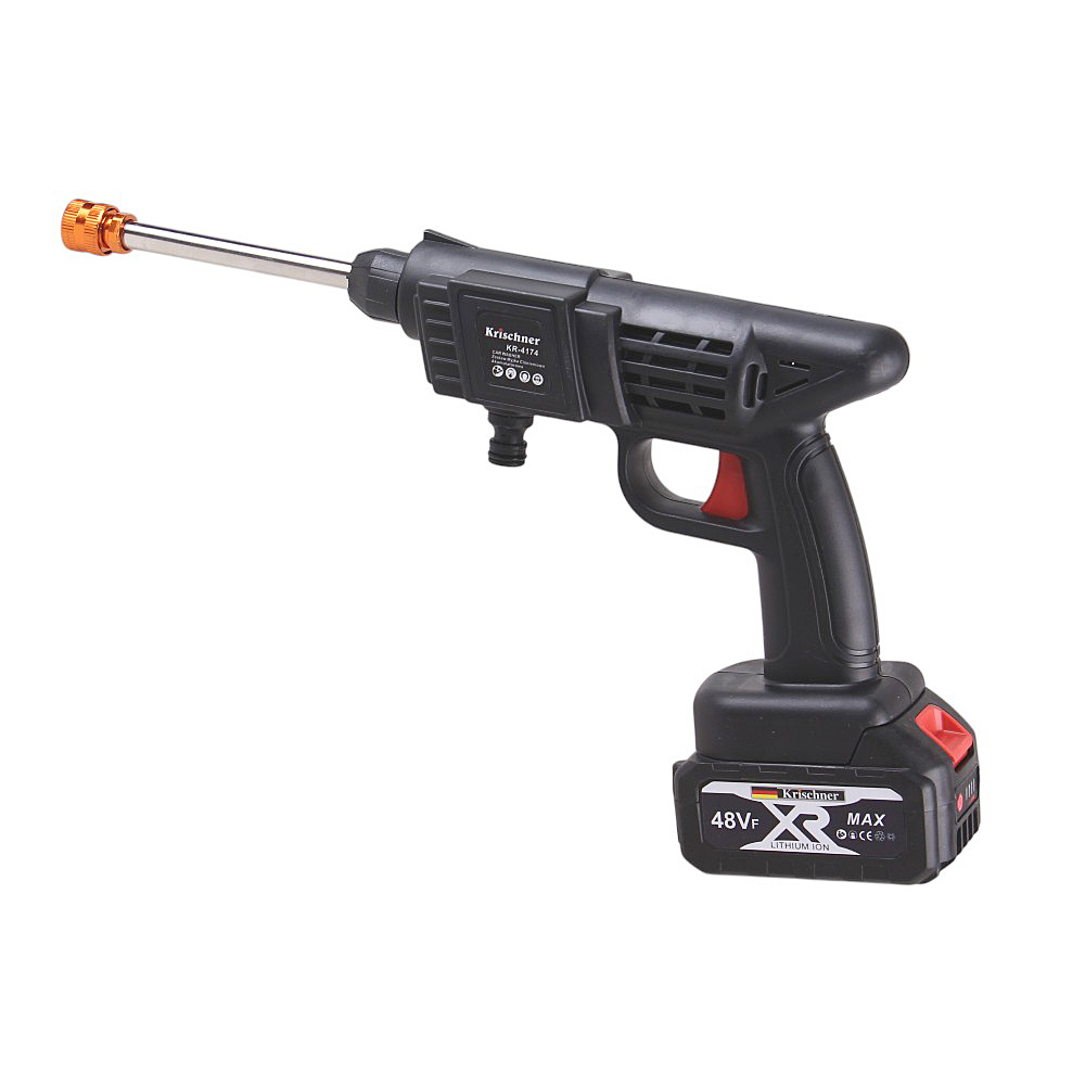 Aku ruční vysokotlaká čistící pistole 48V KR-4174 - náhled 6