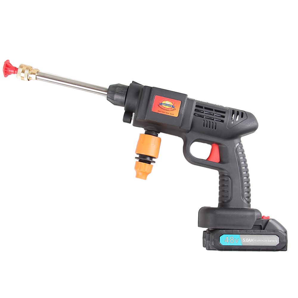 Aku ruční vysokotlaká čistící pistole 48V - náhled 2