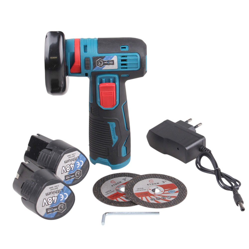 Akumulátorová mini úhlová bruska HX-8154 48V - náhled 2