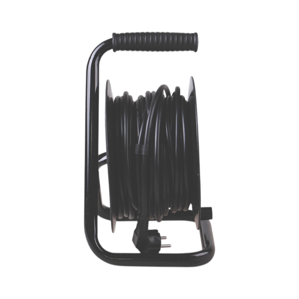 Prodlužovací kabel na bubnu 25 m černý 2,5mm - náhled 3