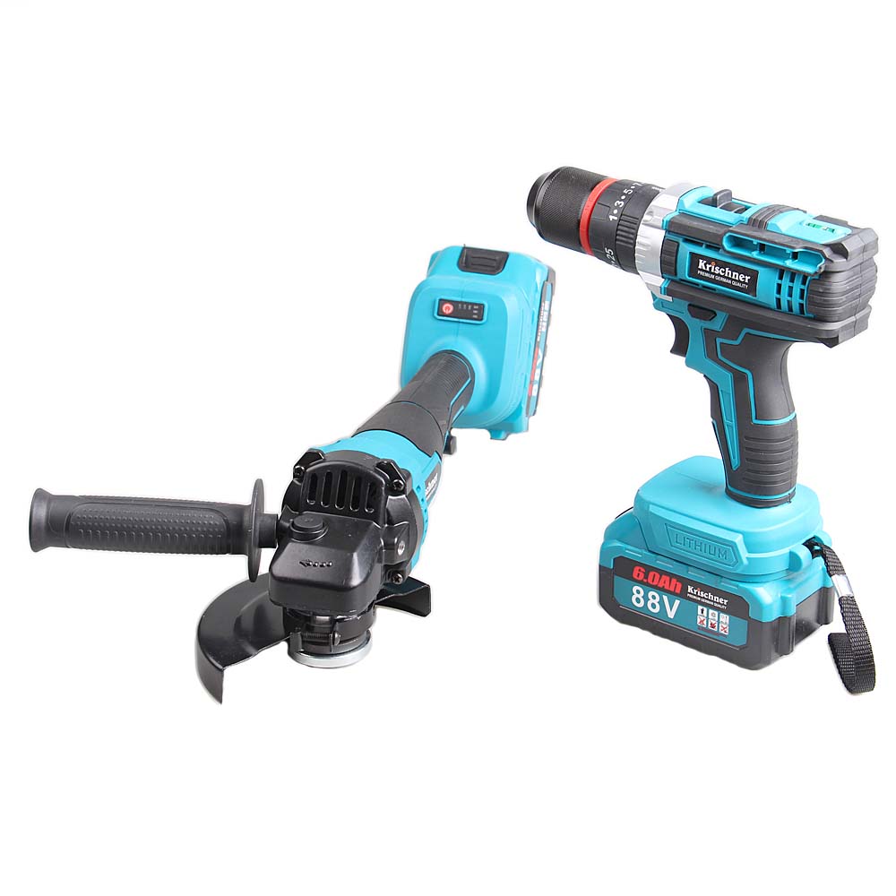 Sada nářadí úhlová bruska a příklepová vrtačka KR-9959 - náhled 3