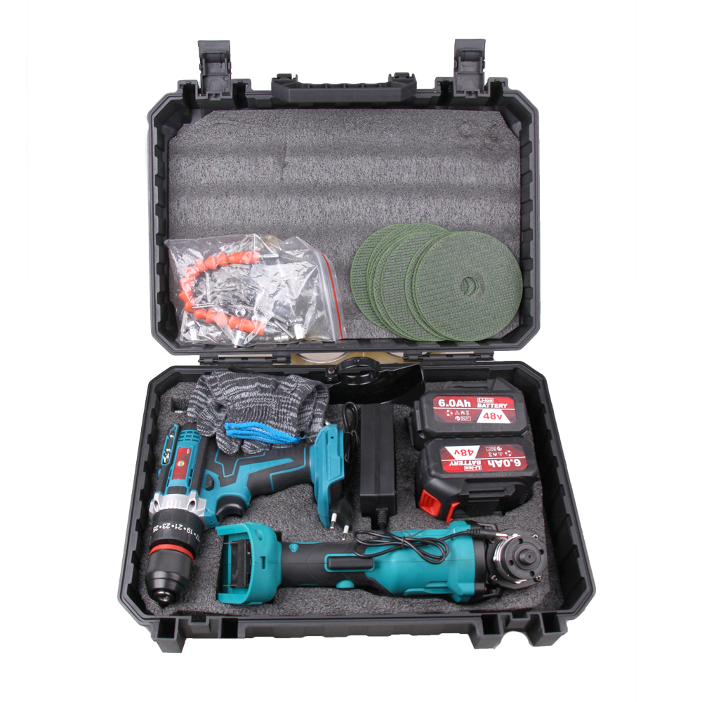 Sada nářadí úhlová bruska a příklepová vrtačka SR-911 - náhled 3