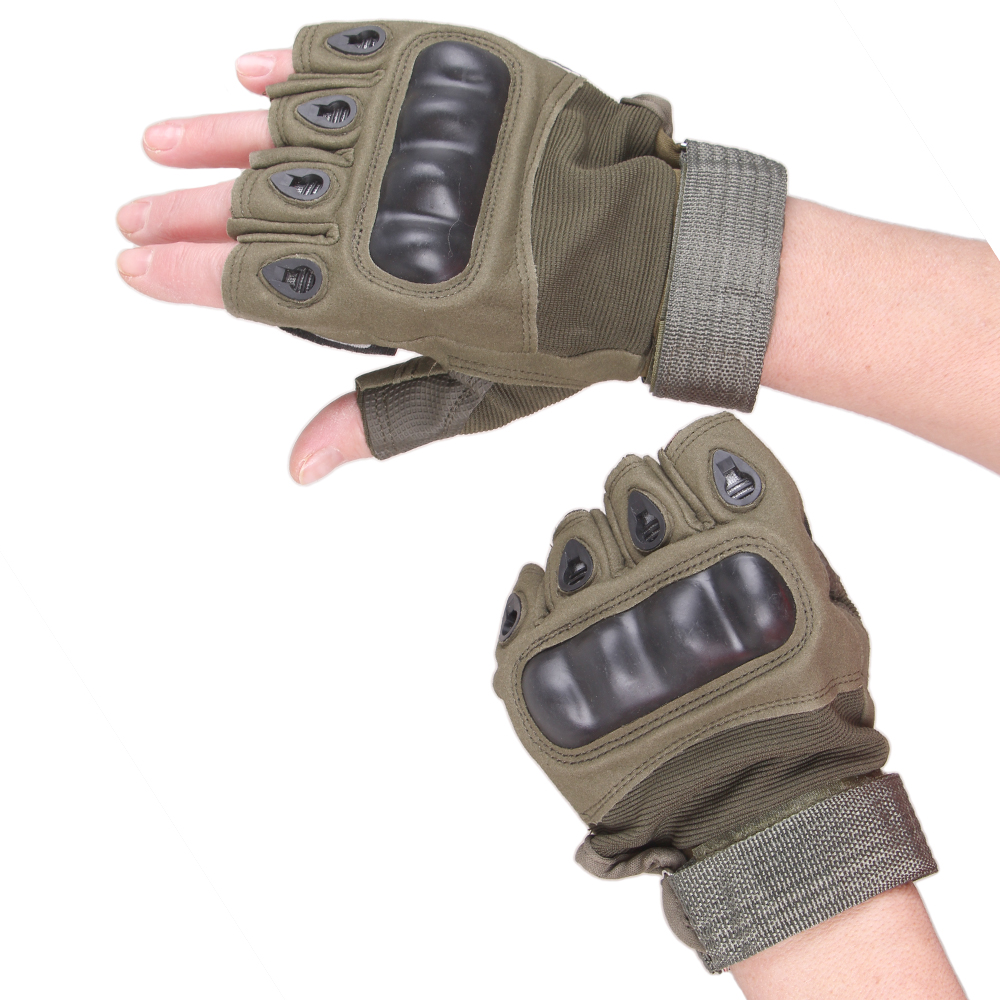 Taktické rukavice khaki vel.L - náhled 4