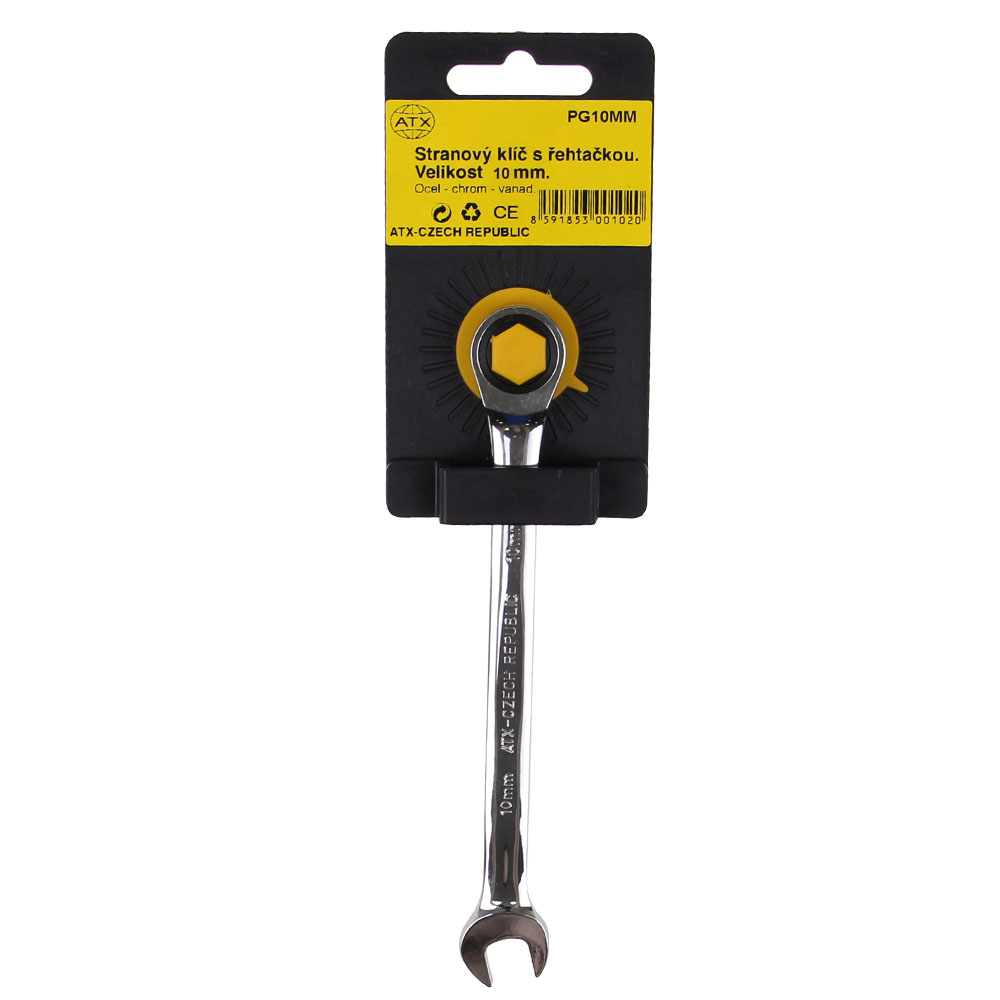 Stranový klíč s řehtačkou 10 mm - náhled 1