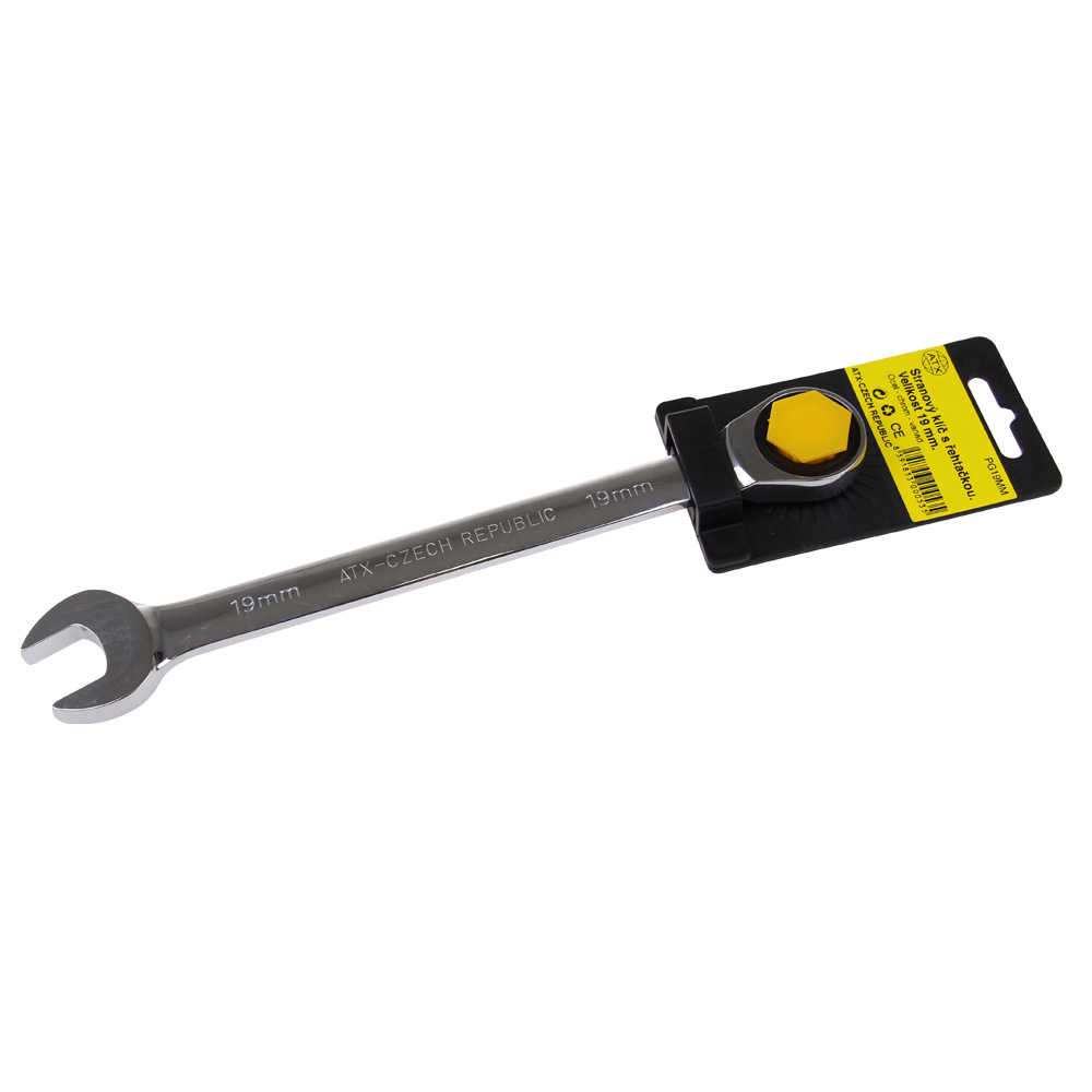 Stranový klíč s řehtačkou 19 mm - náhled 2