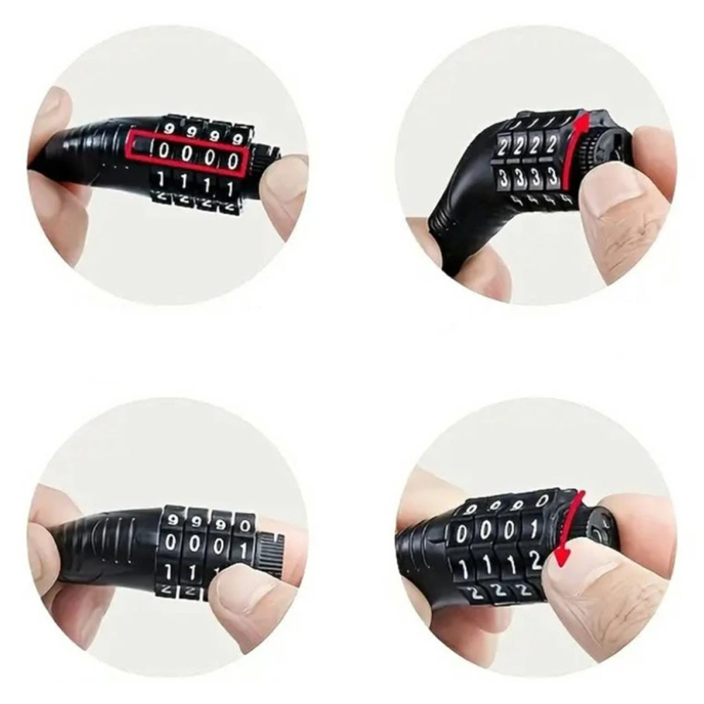 Zámek na kolo s kódem - náhled 1