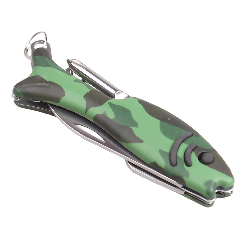 5-funkční kapesní nůž rybička maskáčová - náhled 2