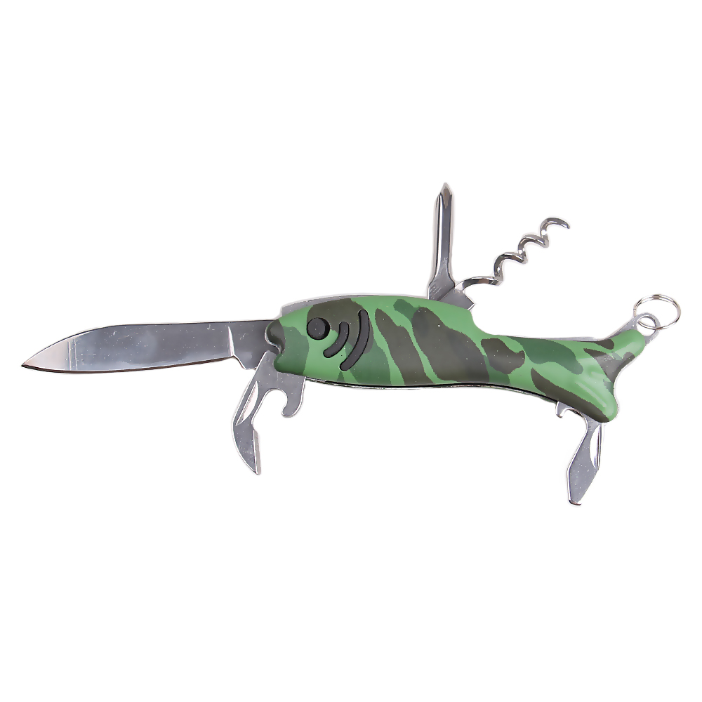 5-funkční kapesní nůž rybička maskáčová - náhled 3