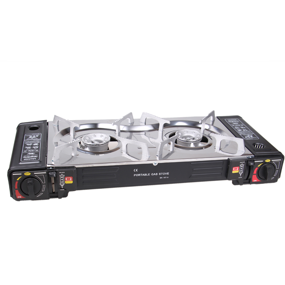 Dvouplotýnkový plynový vařič - náhled 1