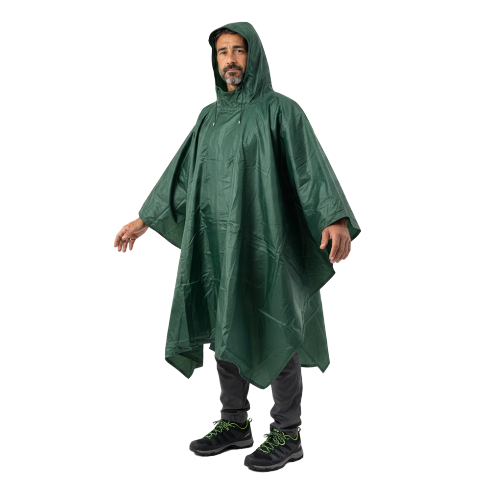 Nepromokavé pláštěnkové pončo s kapucí - náhled 5