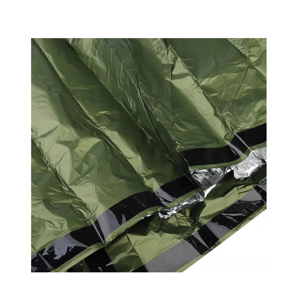 Nouzový outdoorový termální spací pytel zelený - náhled 2