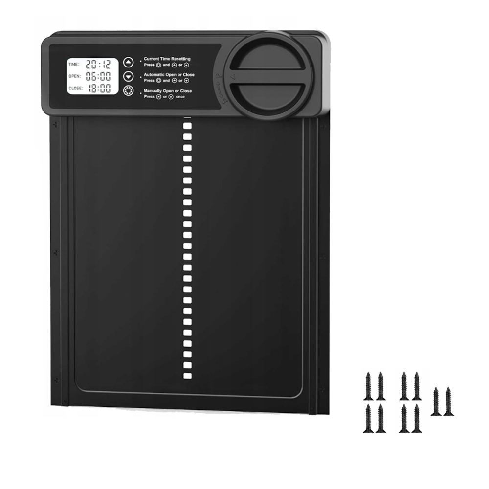 Automatické dveře do kurníku s časovým regulátorem - náhled 2