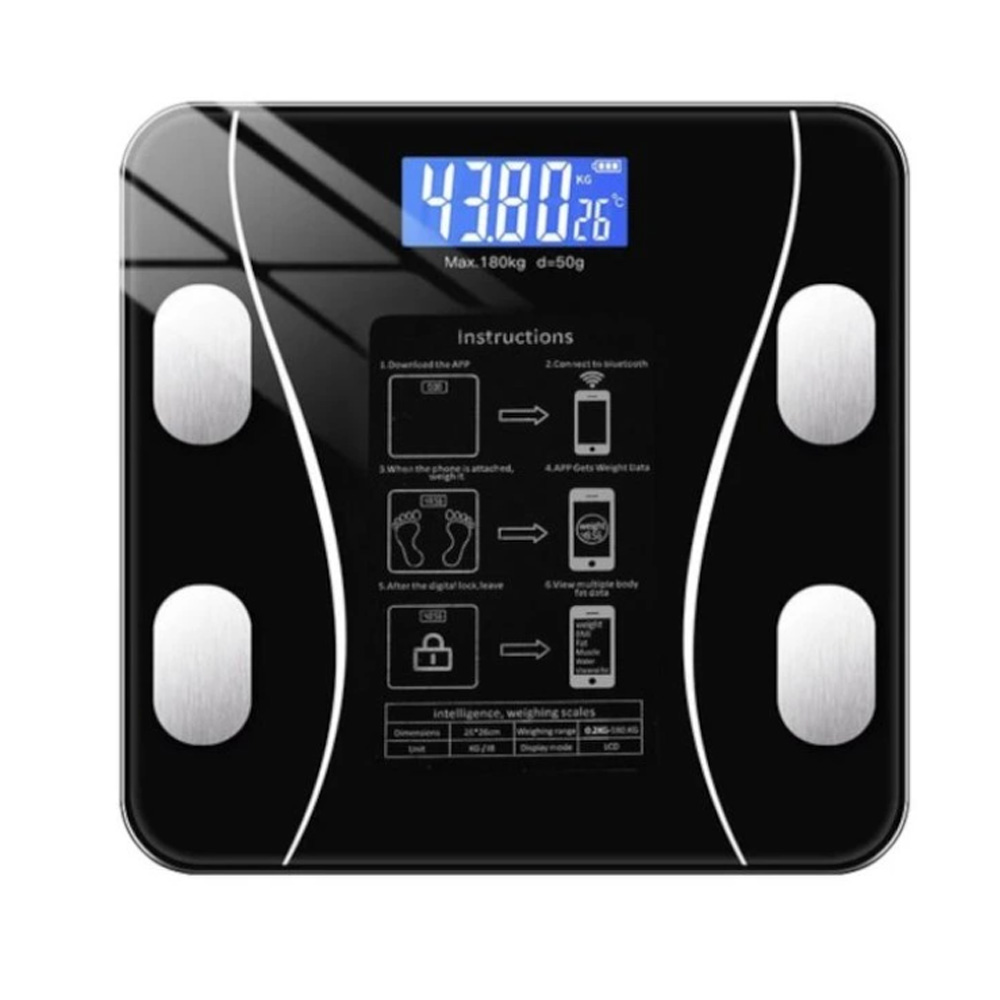 Analytická osobní váha černá - náhled 1