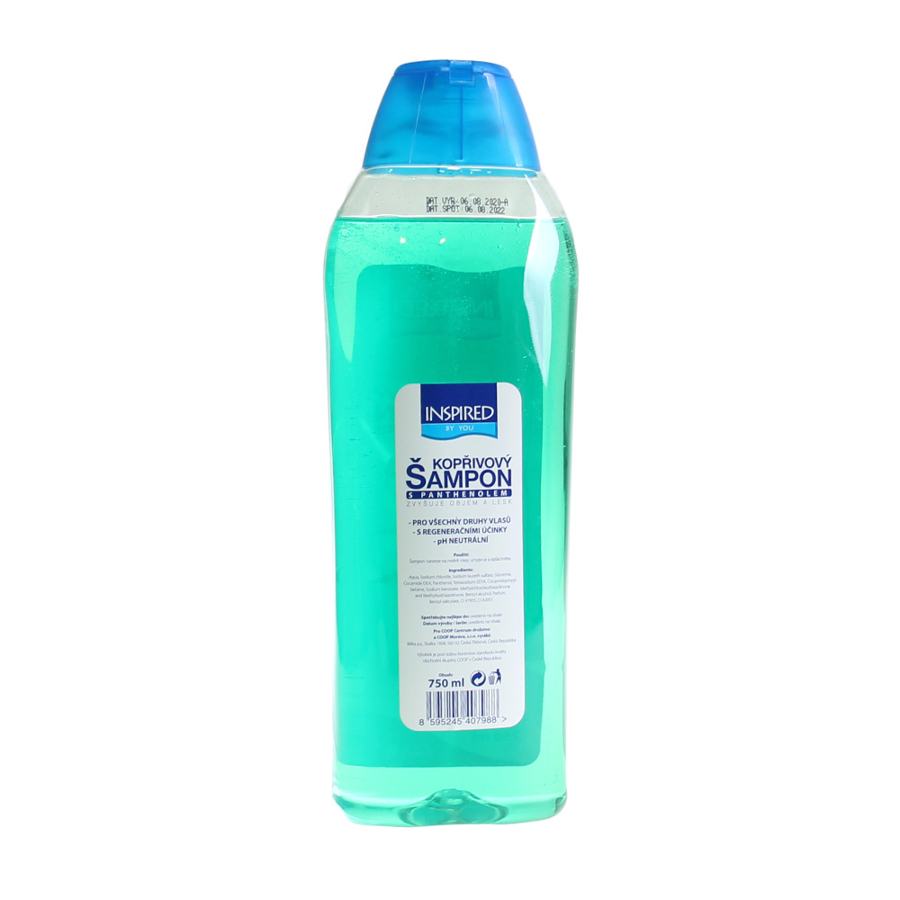 Kopřivový šampon s panthenolem 750ml - náhled 3
