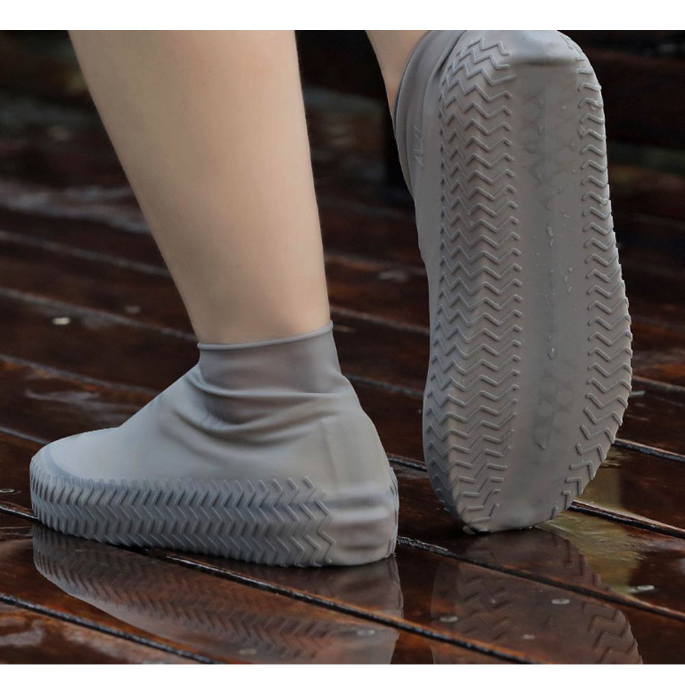 Voděodolné návleky na boty šedé L - náhled 2