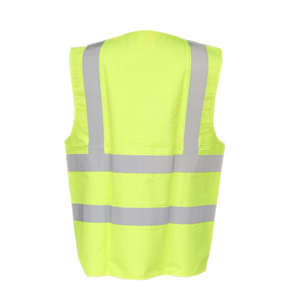 Nehořlavá reflexní vesta žlutá - náhled 3