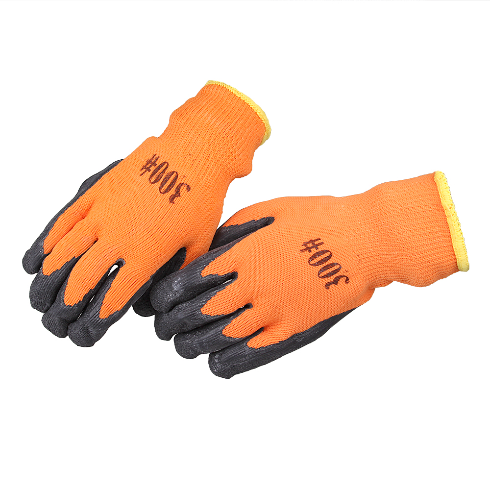 Ochranné pracovní rukavice oranžové - náhled 1