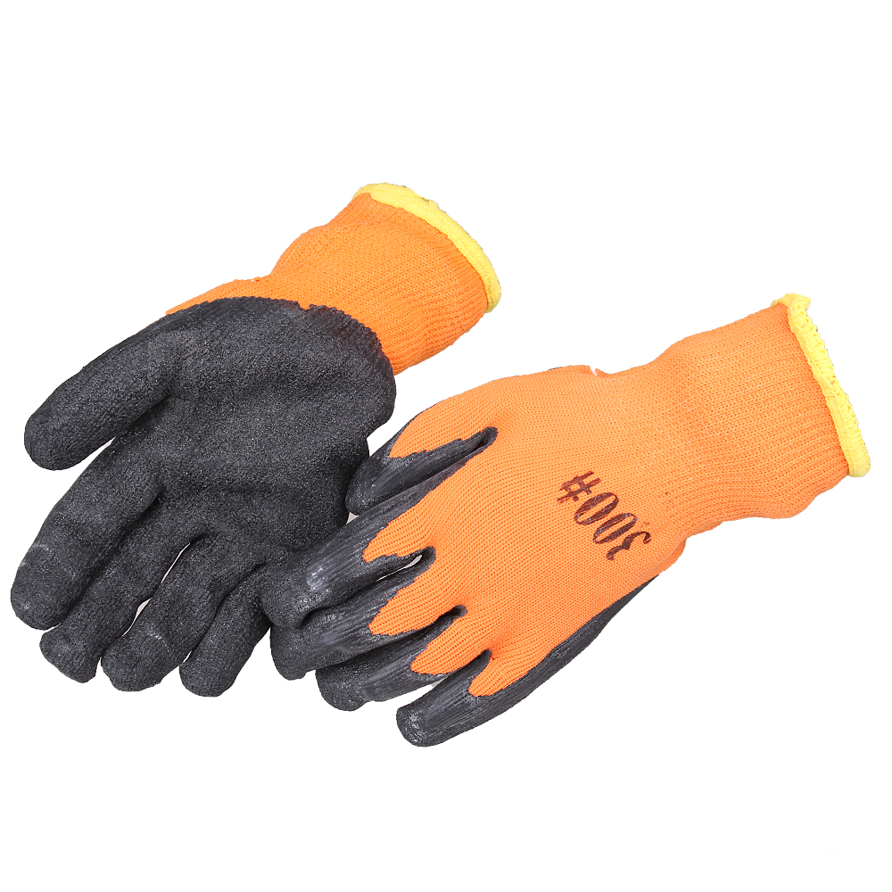 Ochranné pracovní rukavice oranžové - náhled 2