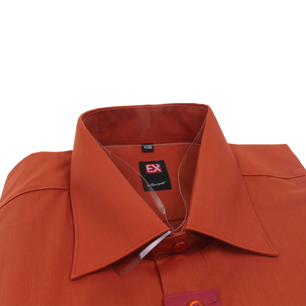 Košile s krátkým rukávem oranžová - náhled 2