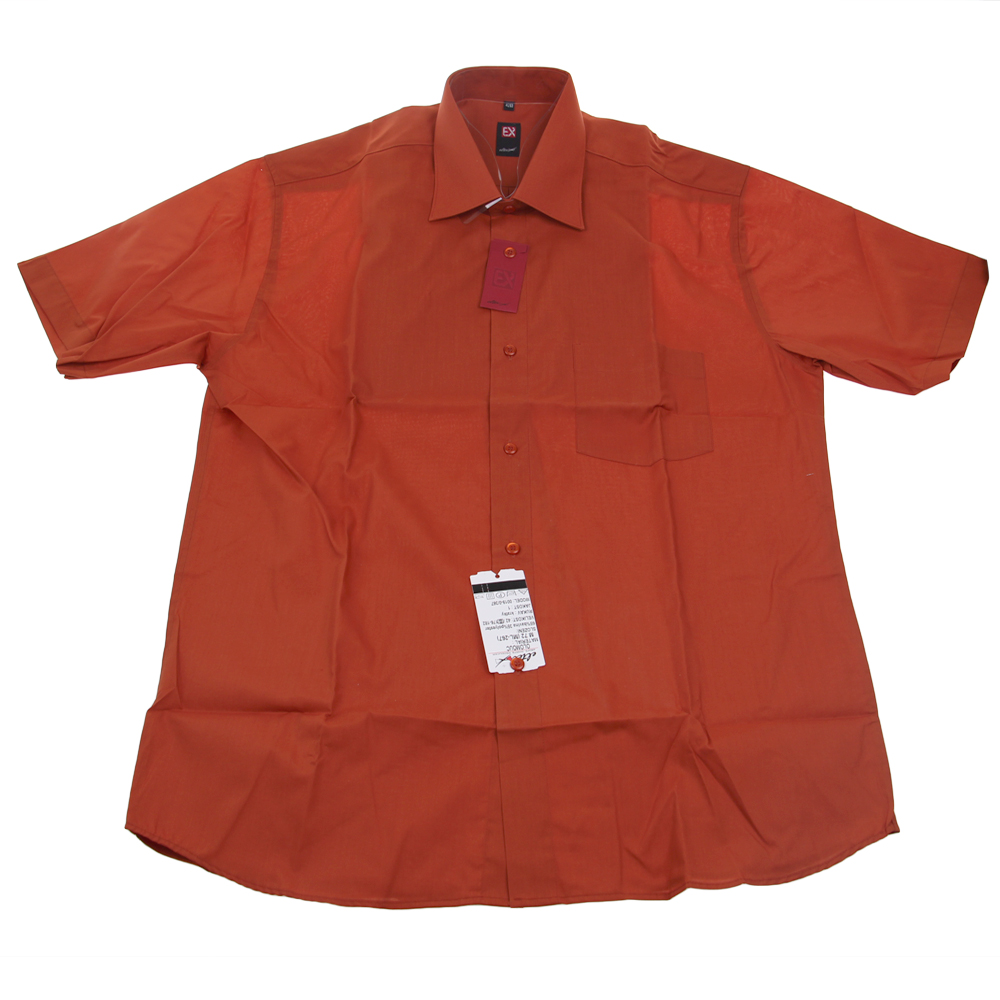 Košile s krátkým rukávem oranžová - náhled 3
