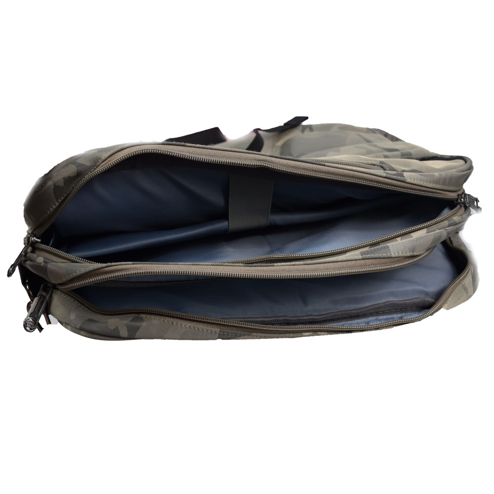 Brašna/batoh na notebook šedý maskáč - náhled 5