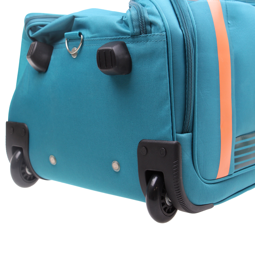 Cestovní taška na kolečkách 2v1 světle modrá - náhled 4