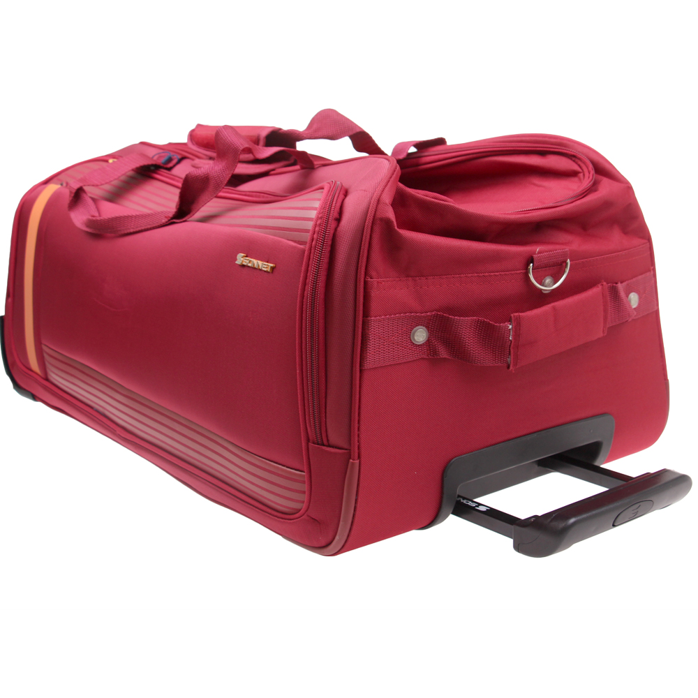 Cestovní taška na kolečkách 2v1 červená - náhled 2